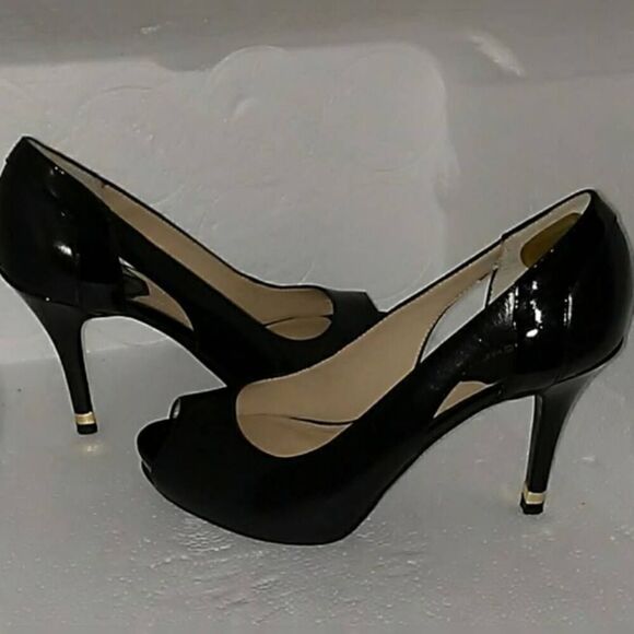 Marc Fisher Peep-toe Platform Heels NWOT size 9.5 - Picture 3 of 6